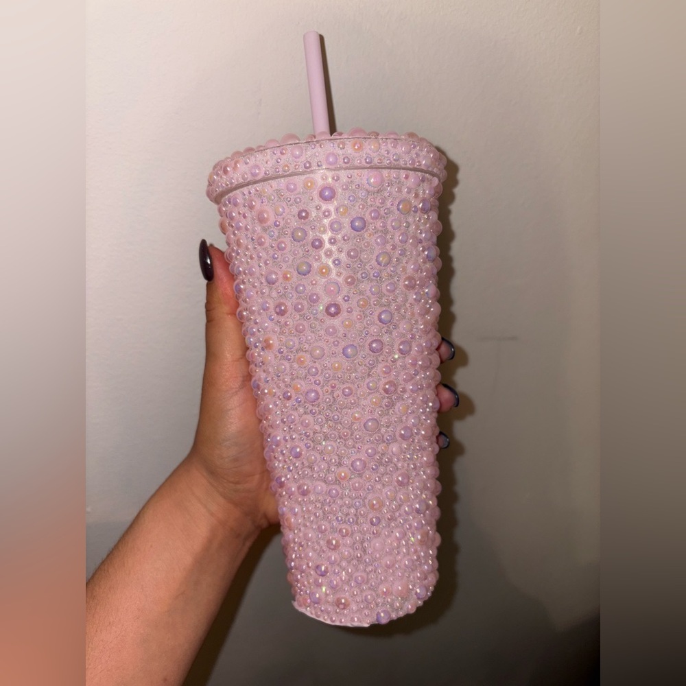 Shiny pink cup